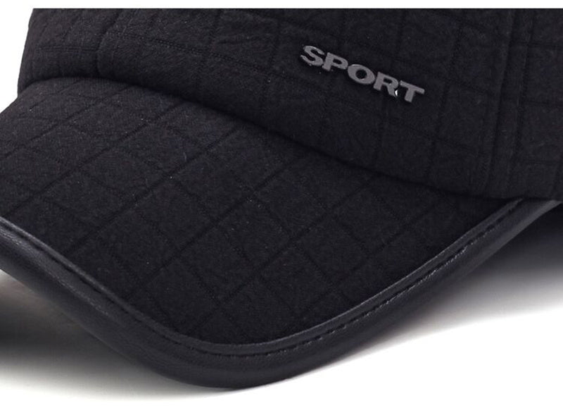 Men's Winter Ear Protection Thickened Warm Baseball Cap - Urban Caps