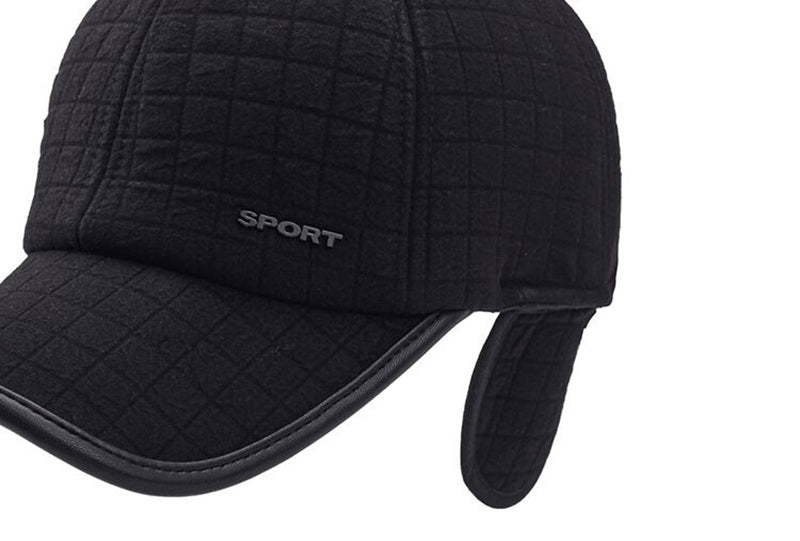 Men's Winter Ear Protection Thickened Warm Baseball Cap - Urban Caps