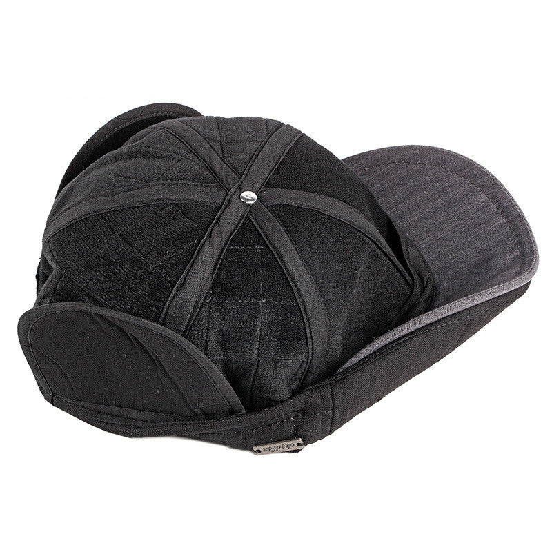 Men’s Winter Cotton Peaked Cap – Thickened & Adjustable | Classic Style for Middle-Aged & Elderly - Urban Caps