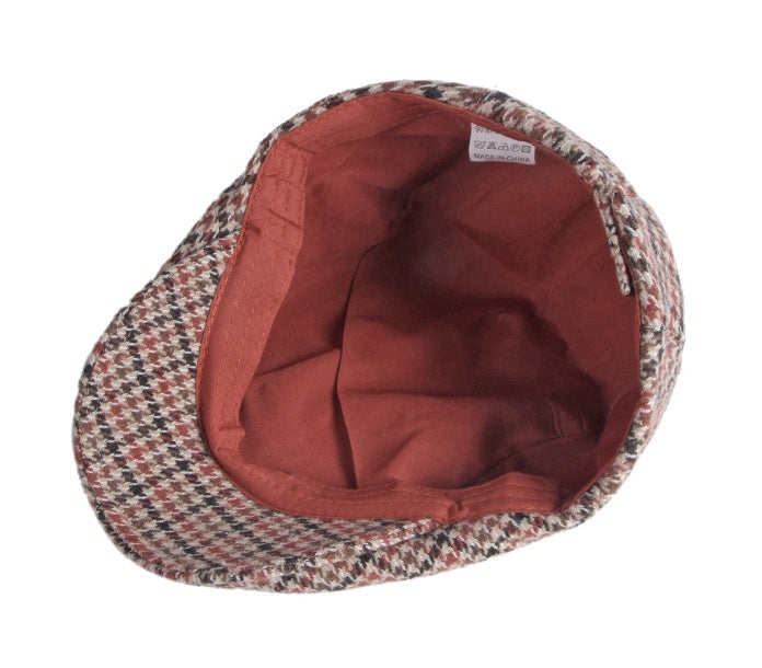 Fashion Retro Beret Houndstooth - Urban Caps