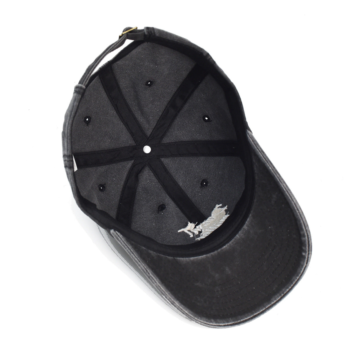 Washed Cotton Embroidered Hat Old Dad Hat - Urban Caps