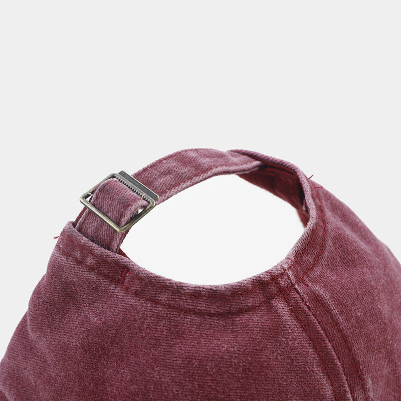 Washed-Out Vintage Sun Hat Female Curved Brim Distressed