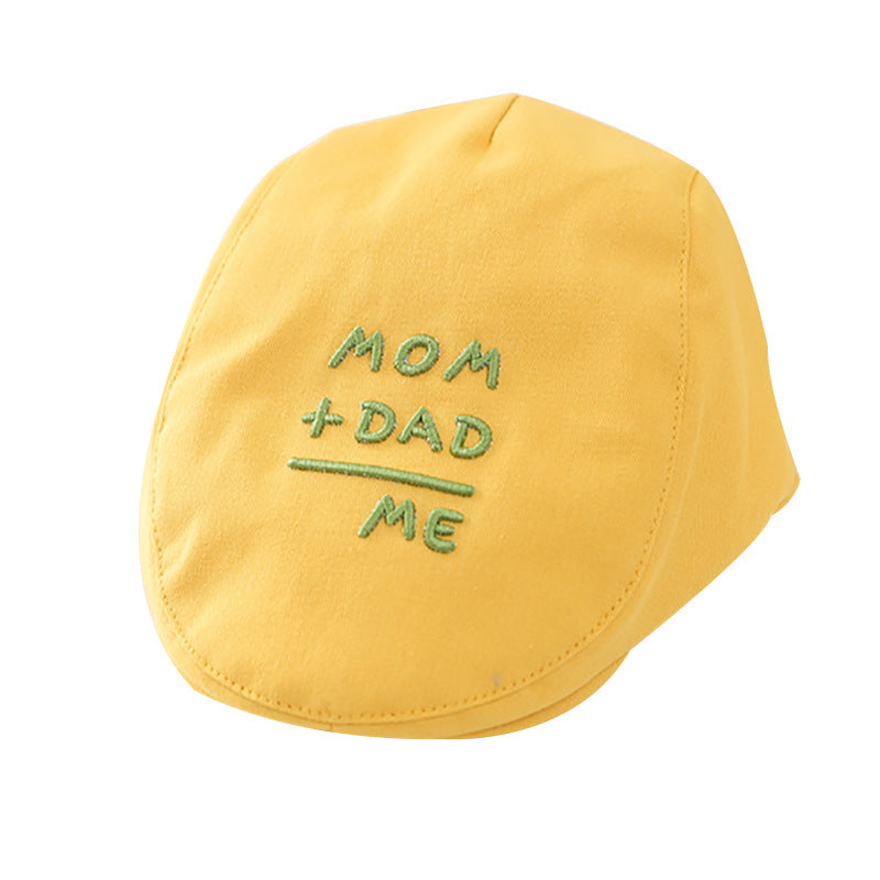 Embroidered English Letters Baby Sunshade Hat - Urban Caps