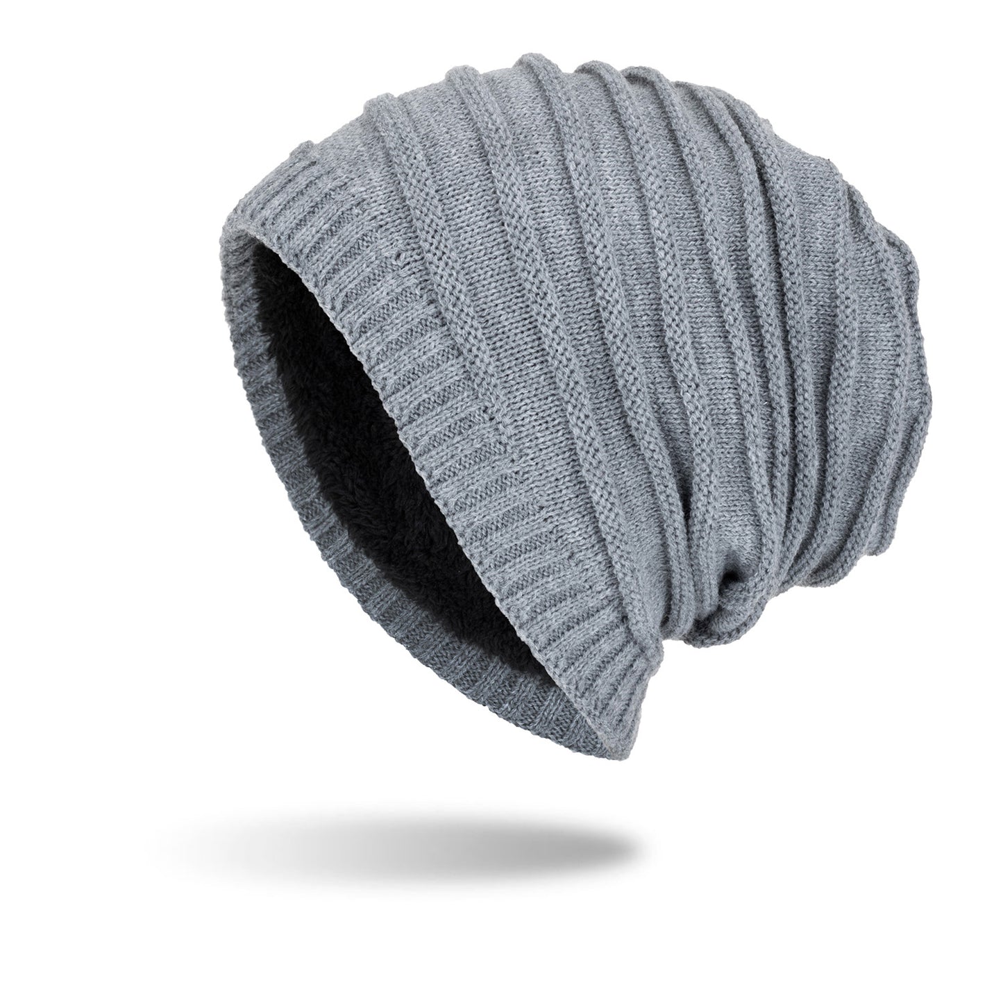 Men's Plush Sweater Hat with Ear Guards: Outdoor Warmth and Comfort - Urban Caps
