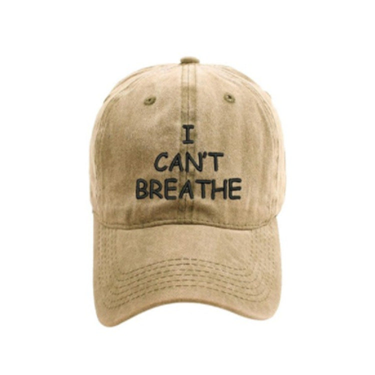 I can't breathe embroidered baseball caps - Urban Caps