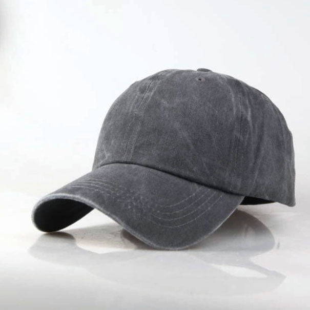 Washed Solid Color Light Board Baseball Cap For Women - Urban Caps
