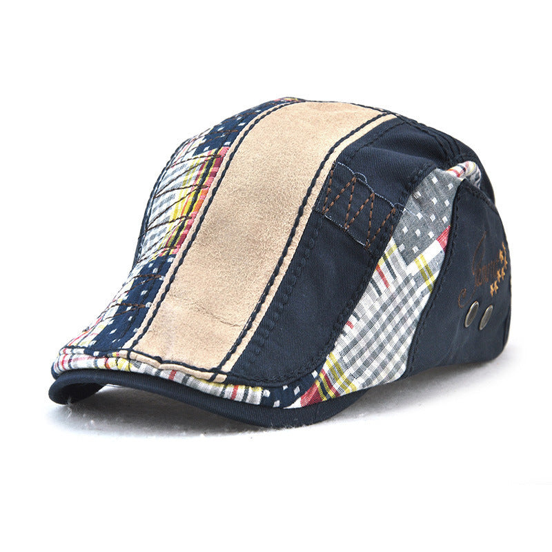 Vintage Stitching Beret Cap - Urban Caps