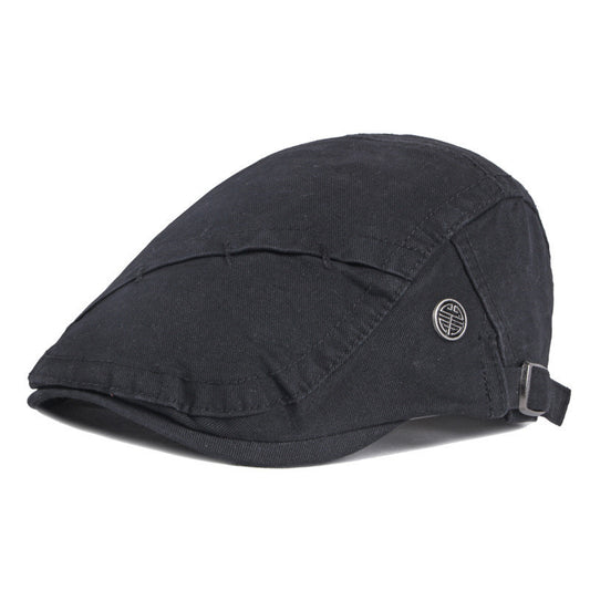 Retro Literary Casual Personality Stitched Beret - Urban Caps
