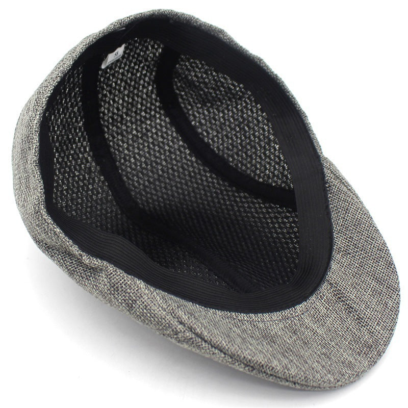 Breathable outdoor retro peaked cap mesh beret - Urban Caps