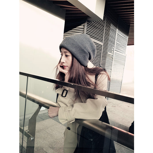 Simple Solid Color Knitted Hat: Classic Style and Warmth - Urban Caps