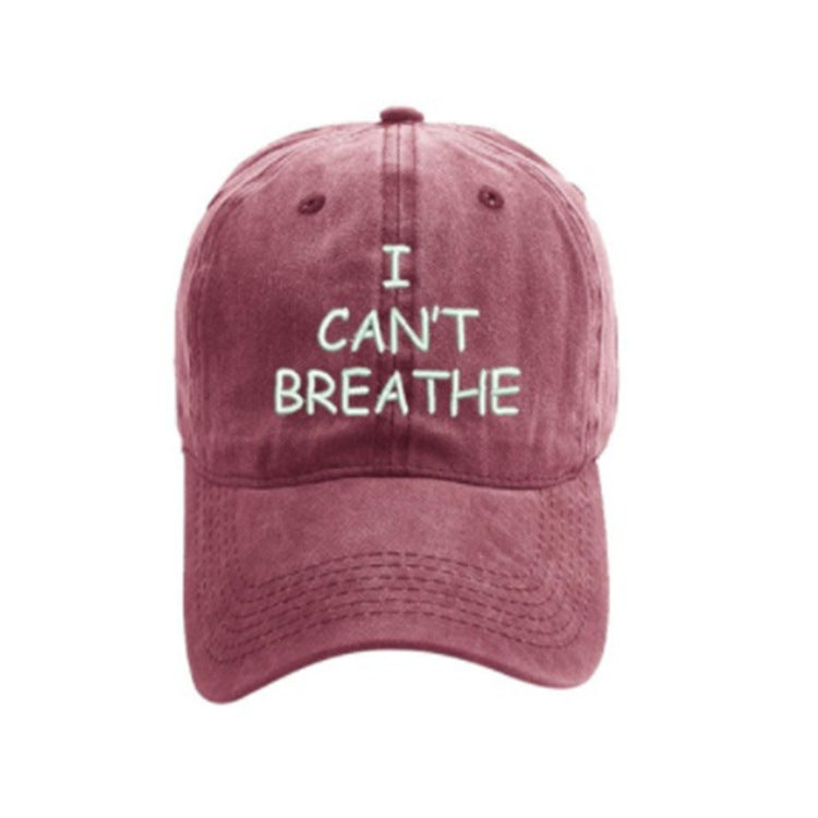 I can't breathe embroidered baseball caps - Urban Caps