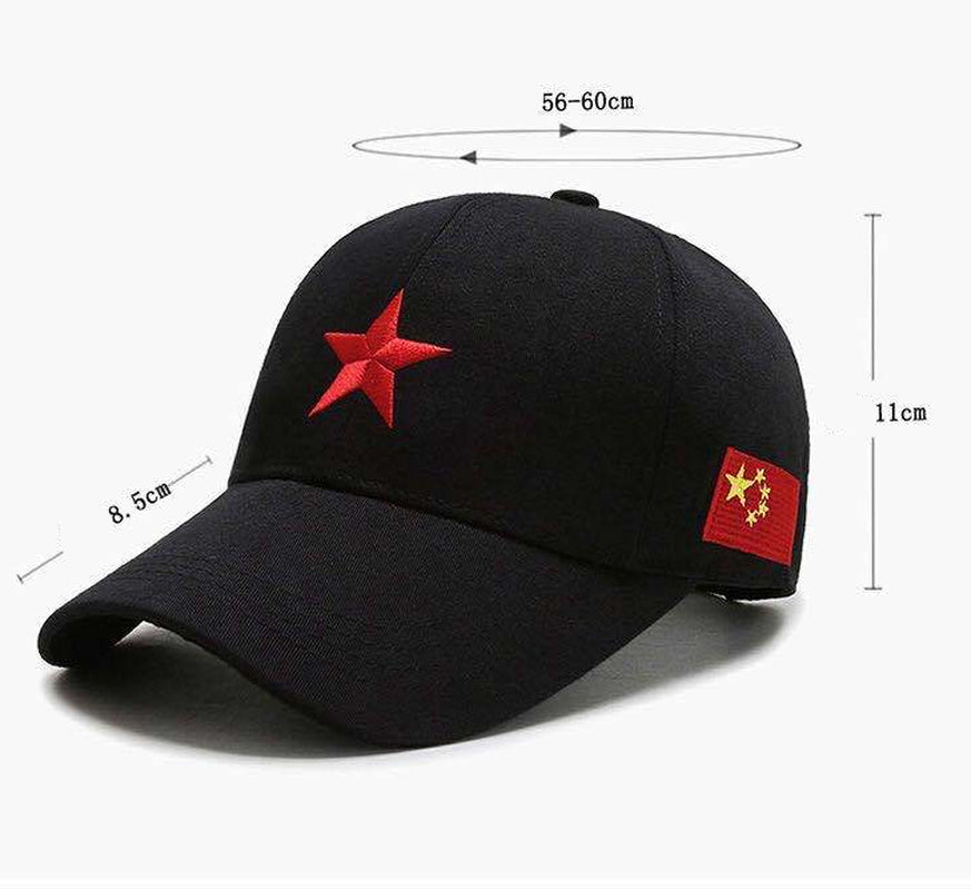 Five-Star Baseball Cap Sunscreen Embroidery All-Match