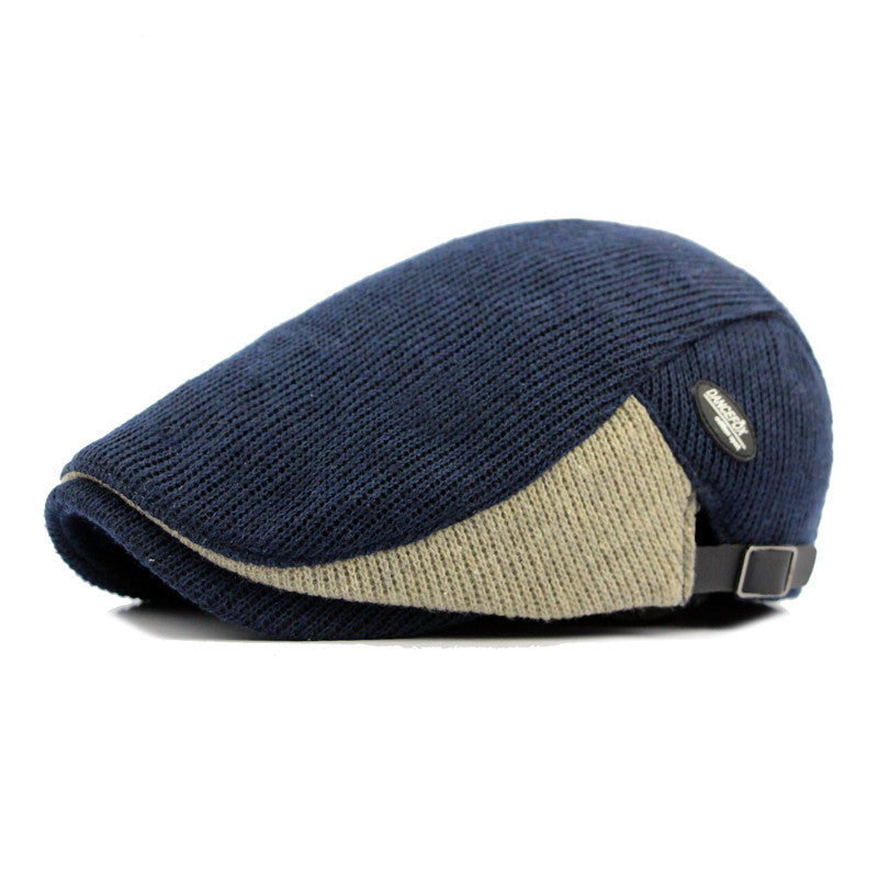 Autumn and winter thick warm beret men's hat - Urban Caps
