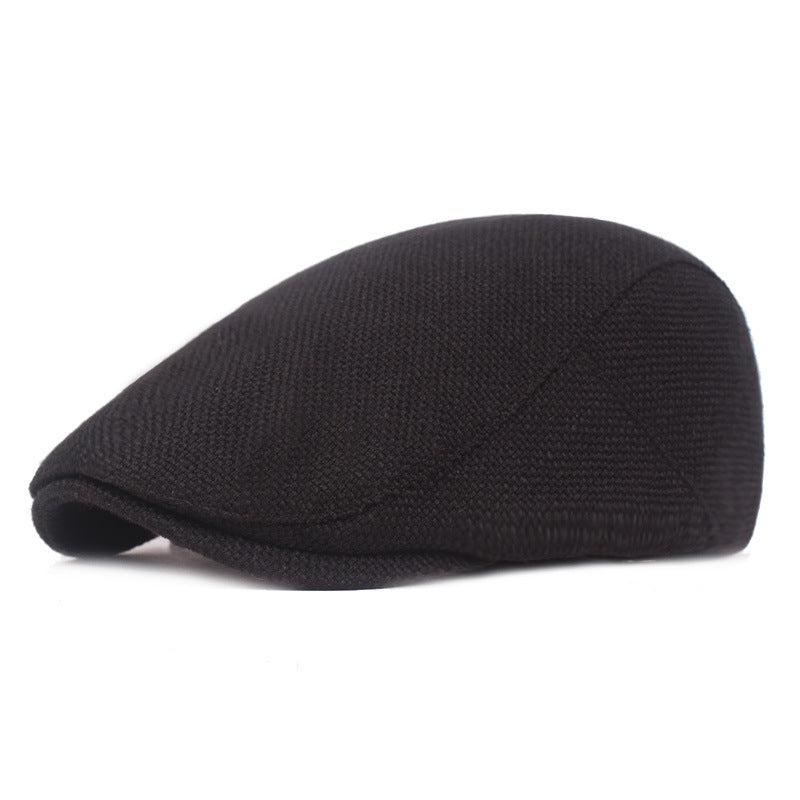 Outdoor Tourism Monochrome Cotton And Linen Berets - Urban Caps