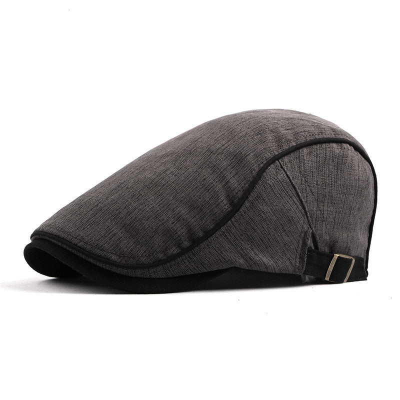 New Korean Cotton Beret Men's British Fashion Cap - Urban Caps