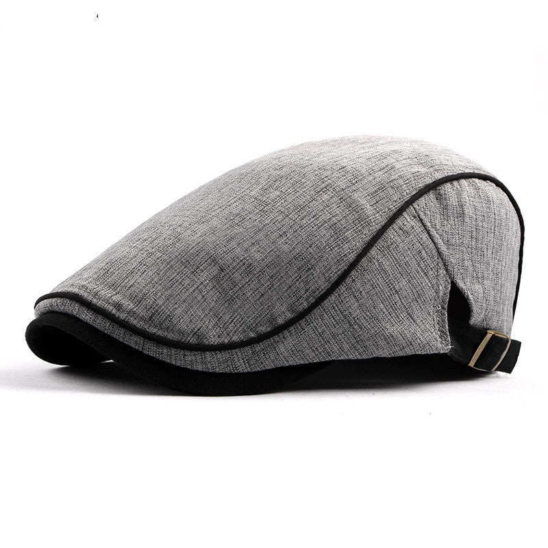 New Korean Cotton Beret Men's British Fashion Cap - Urban Caps