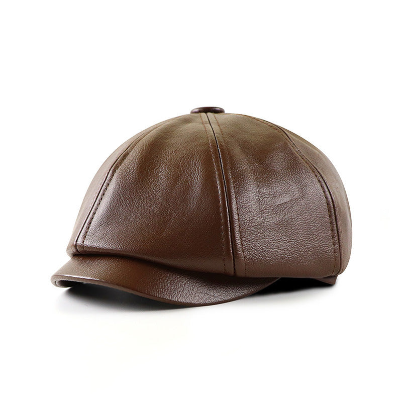 Men's Vintage Painter Beret Octagonal Hat - Urban Caps
