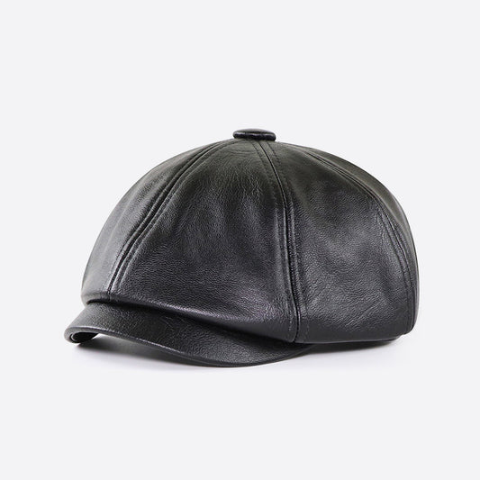Men's Vintage Painter Beret Octagonal Hat - Urban Caps
