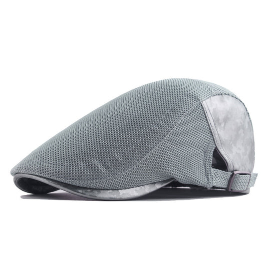 Spring And Summer Hollow Mesh Beret Men - Urban Caps