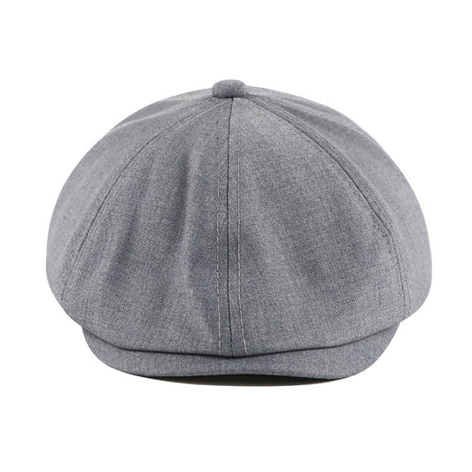 Men's And Women's Solid Color Retro Beret - Urban Caps