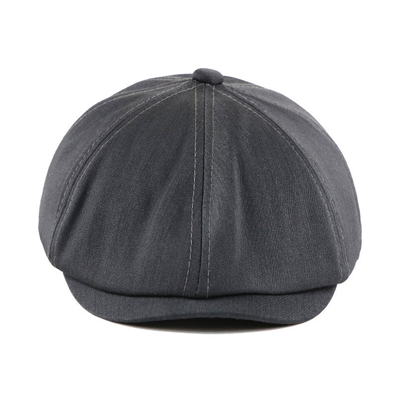 Men's And Women's Solid Color Retro Beret - Urban Caps
