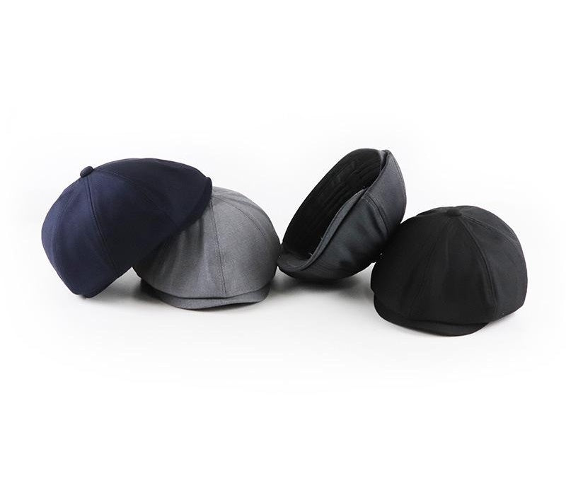 Men's And Women's Solid Color Retro Beret - Urban Caps