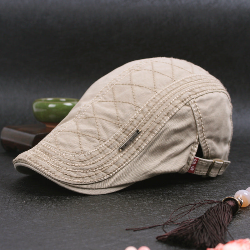 Men'S Monochrome Beret Youth Leisure Outing - Urban Caps