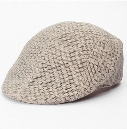 Comfortable And Breathable Linen Cotton Duck Tongue Beret - Urban Caps