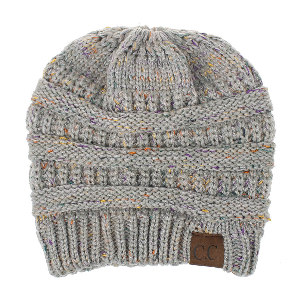 INS Colored Thread Variegated Hat Woolen Knitted Hat - Urban Caps
