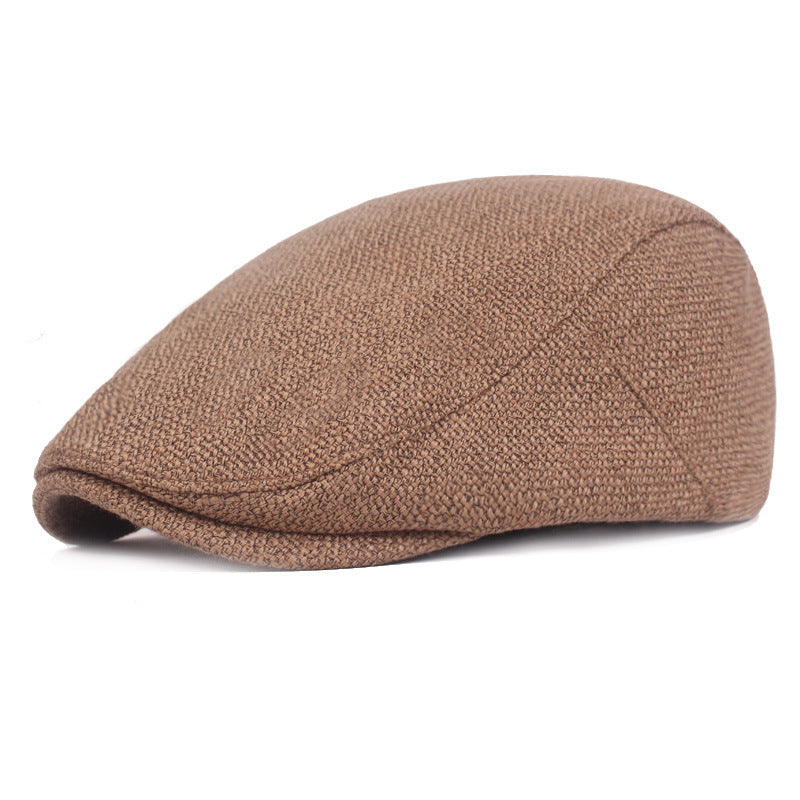 Outdoor Tourism Monochrome Cotton And Linen Berets - Urban Caps