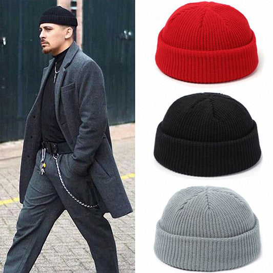 Warm Knitted Wool Hat: Cozy Style for Cold Days - Urban Caps