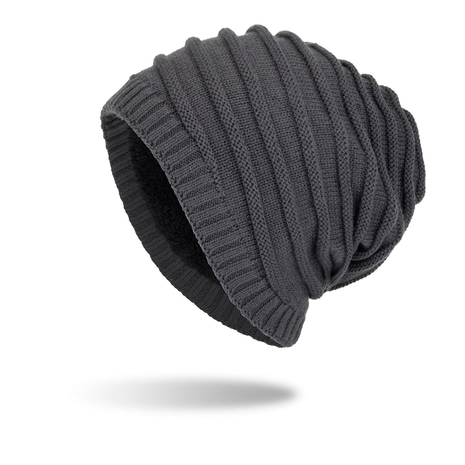 Men's Plush Sweater Hat with Ear Guards: Outdoor Warmth and Comfort - Urban Caps