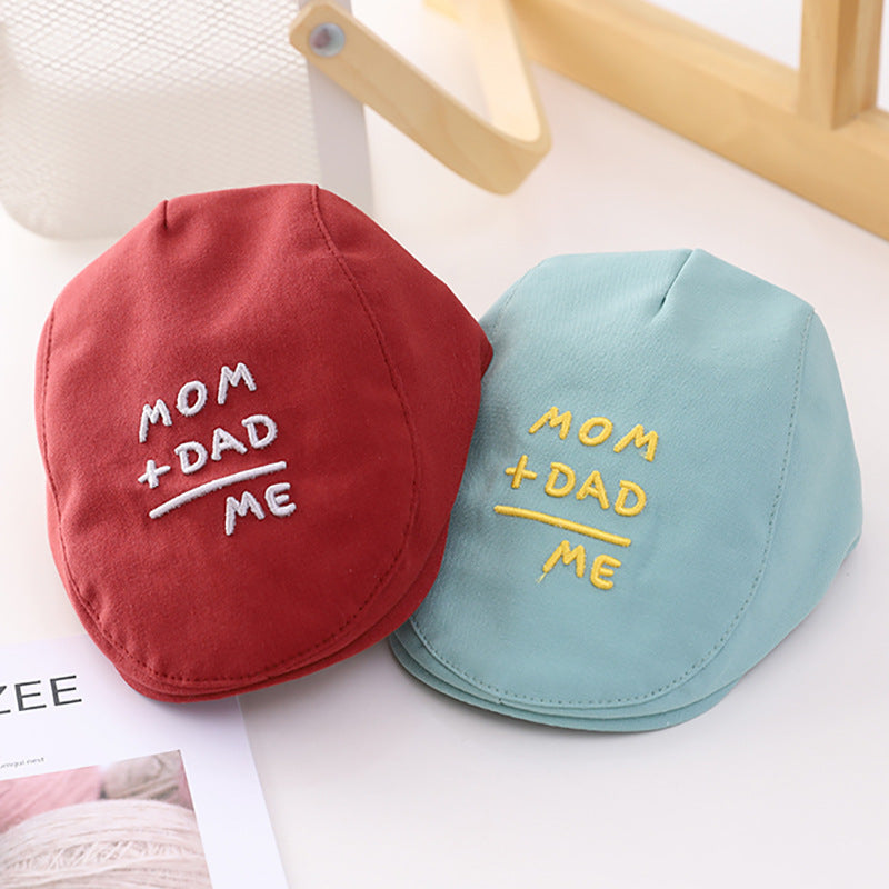 Embroidered English Letters Baby Sunshade Hat - Urban Caps
