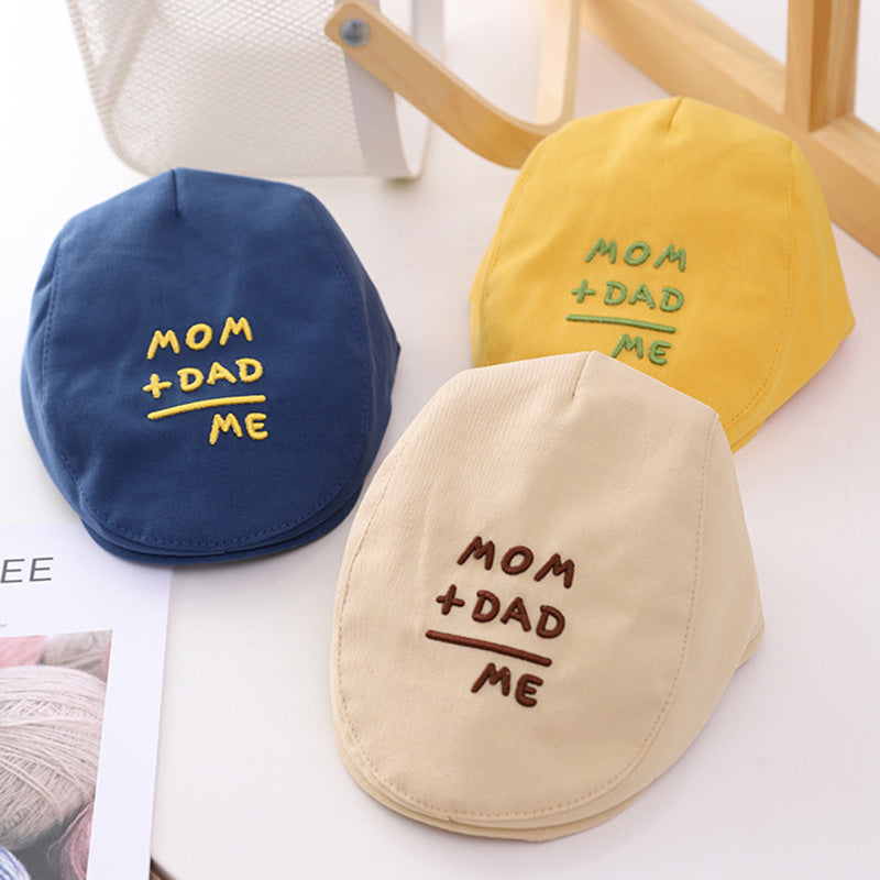 Embroidered English Letters Baby Sunshade Hat - Urban Caps