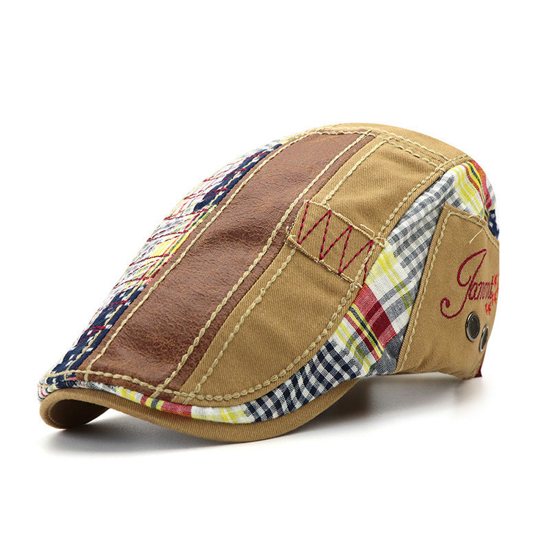 Vintage Stitching Beret Cap - Urban Caps