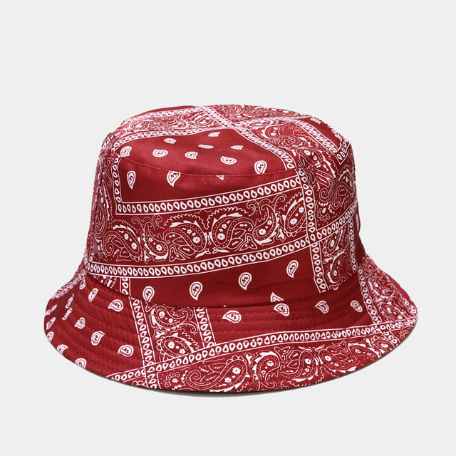 Bandana Print Bucket Hats With Multiple Colorways - Urban Caps