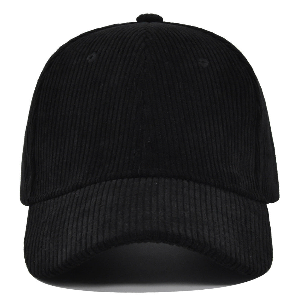 Fashion Corduroy All-matching Peaked Cap Men - Urban Caps
