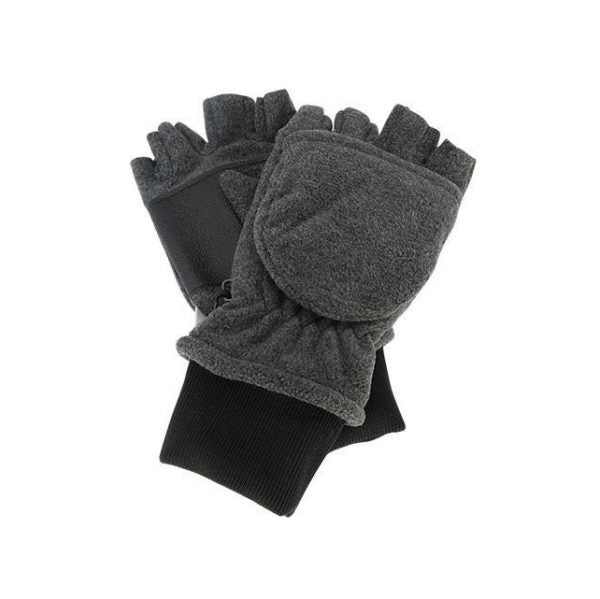 Jimmy Hunter Polar Fleece Convertible Gloves with Thinsulate Lining and Ribbed Cuff