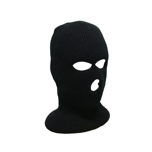 EVAN – Acrylic Rib Knit Balaclava with Eye Opening