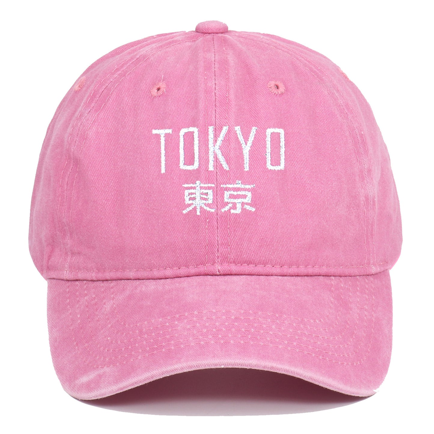 New Retro Washed Simple Tokyo Letters Hat - Urban Caps