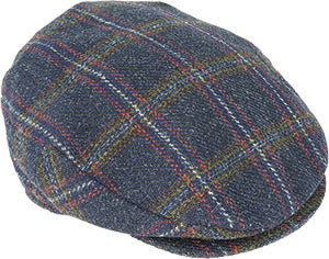 Hanna Hats Plain Donegal Tweed Vintage Cap – Pure New Wool, Handmade in Ireland