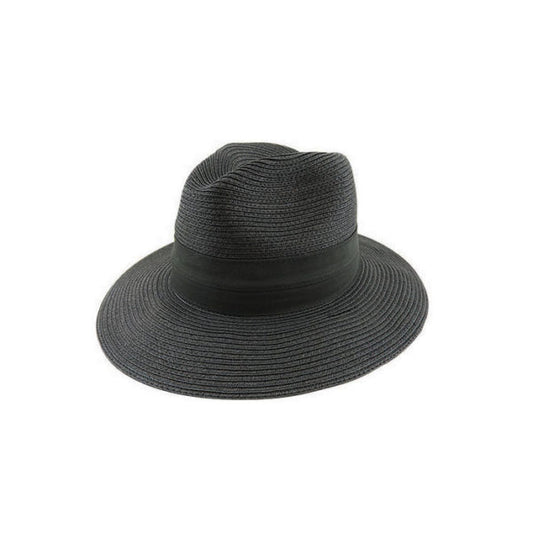 Lucca Paper Braid Safari Hat with Two-Pleat Band and UPF 50+ Protection