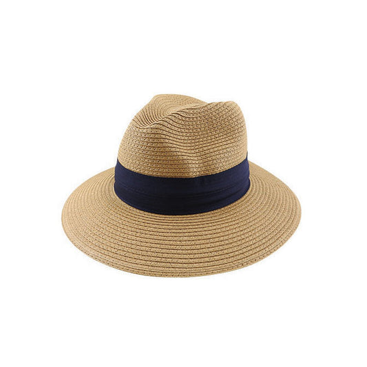 Lucca Paper Braid Safari Hat with Two-Pleat Band and UPF 50+ Protection