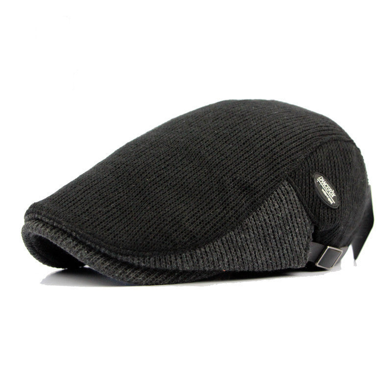 Autumn and winter thick warm beret men's hat - Urban Caps