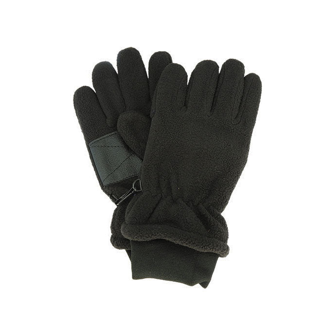 Jimmy Polar Fleece Gloves with Ribbed Cuff and Thinsulate Lining