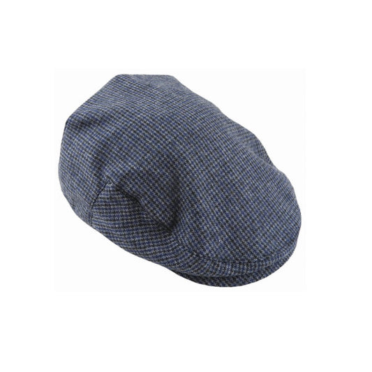 Tatum – Wool Blend Fine Check Tweed Ivy Cap