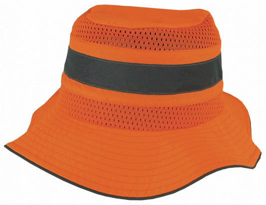 High-Visibility Taslon Mesh Hat with Ventilation Panels