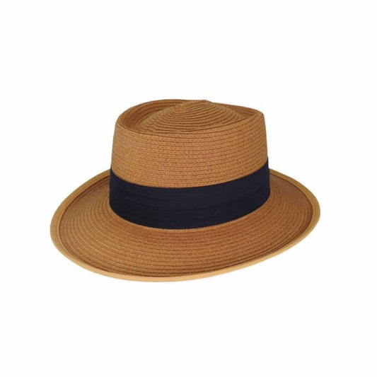 Avenel Paxton Paper Braid Downunder Hat – Two Pleat Band and UPF 50+ Sun Protection