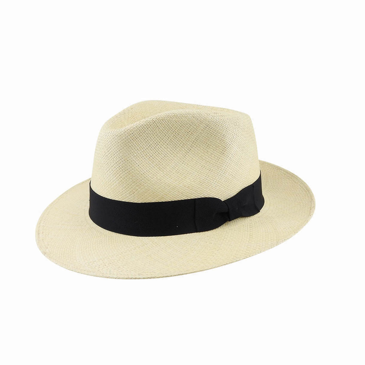 Chicago Men’s Brisa Grade 3 Ecuadorian Panama Outback Hat with Plain Band