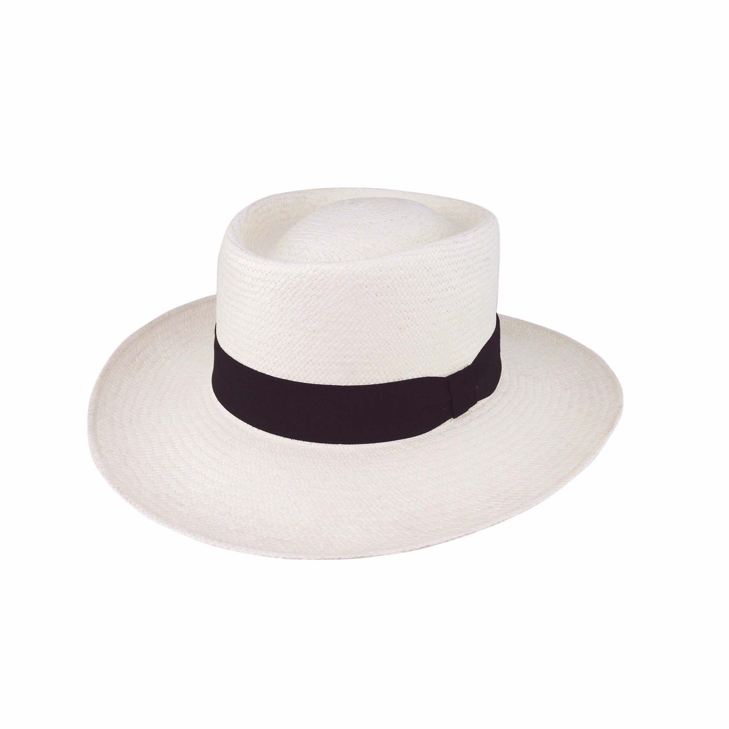 Apsley Handwoven Toquilla Straw Gambler Hat – Cuenca Grade 3, Made in Ecuador